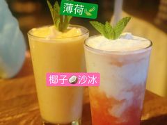 草莓椰林飘香冰沙-Q MEX 库迈墨西哥餐吧(三里屯店)