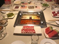 自助取餐区-海底捞火锅鲜切牛肉主题店(长寿路店)