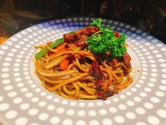 黑椒牛柳意面-陌上花儿·音乐西餐吧(和平店)