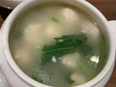 鲜嫩黄花鱼丸汤-将相和·海鲜蒸饺大连菜