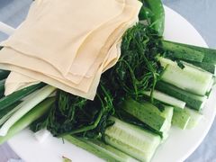山野菜蘸酱-庆岭迎宾园正宗活鱼馆