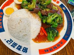 西兰花牛肉饭-伯友茶记(中华广场店)