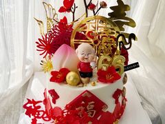 -卡比儿童蛋糕·心意定制·低脂零卡糖动物奶油FancyBALLOON(滨海店)