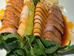 腾冲蘸水薄荷牛肉卷-云腾食府·云南菜