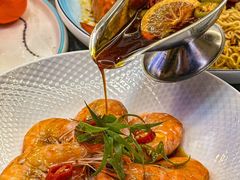 涝汁鲜虾-金沙滩海鲜餐厅·海肠捞饭·手工水饺(梅江龙水园店)