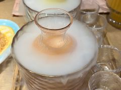 菠萝米酒-街角等你.大连海鲜烧烤.经典铁板海鲜串(西安路店)