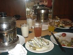 小火锅，香蕉奶昔，西瓜汁，蛏子-燕山大酒店-中餐厅