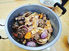 -炕锅羊肉土火锅面片大王