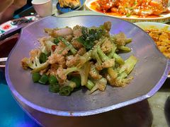 干锅丽水香菇花菜-探花·意境江南菜·唐伯虎文化体验店·松鼠桂鱼(观前店)