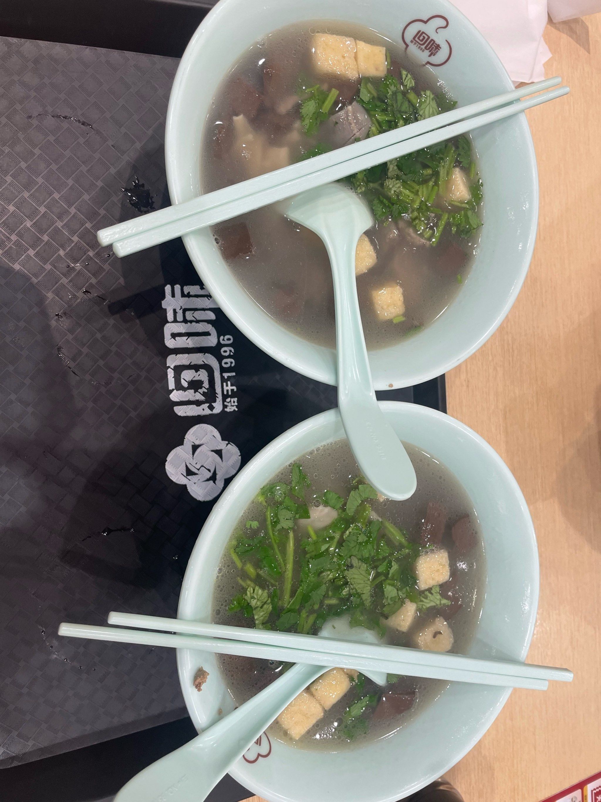 咬春而食春菜盎然「回味鸭血粉丝汤(西安门店)」分量足