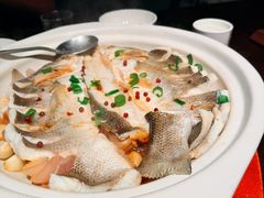 百秒焗鲈鱼-单家老院·院子里的青岛菜(沙子口店)