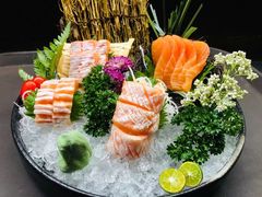 三文鱼刺身-肉魁屋·烧肉·烧鸟·酒场(高新店)