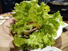 -明洞阿姨·韩式酱蟹烤肉·创意料理(三元桥店)