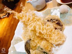 炸什锦天妇罗两只虾-昱匠·日本料理(金融街店)