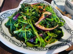 马拉盏炒通菜-大头虾越式风味餐厅(光明广场店)