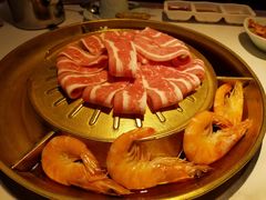 南美虾-猪啊牛呀羊啊铜盘烤肉(正大广场店)