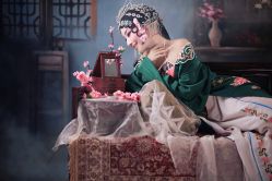 -后宫·古装汉服京剧儿童亲子全家福摄影