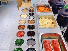 自助调料区-九孔·筒骨莲藕汤锅(大明宫万达店)