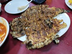 -北京龙庆四季香农家饭庄·灶台鱼·碳烤虹鳟鱼(龙庆峡店)