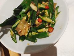 小炒黄秋葵-楚山晓·湖北菜(武汉光谷K11店)