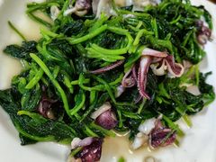 菠菜拌蛸-友利砂锅居