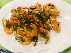 椒盐大头罗氏鲜虾-盛港湾海鲜食府(黄沙店)