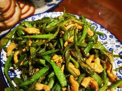 扁豆肉丝-娄三少·老北京春饼烤鸭家常菜(方庄店)
