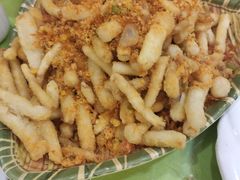 蛋黄肉松白玉菇-大眼锅贴水饺(河东店)