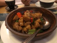 红烧猴头菇紫米饭-静颐茶馆·素食(龙华店)