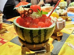 西瓜啵啵奶冰刨冰-大象厨房(重庆道店)