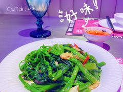 飞天酱炒通菜-新越盏·东南亚料理(捷登都会店)