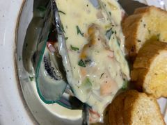 椰奶烩青口贝-HELLO 27 意面·沙拉·帕尼尼