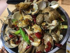 隔壁店的辣炒花蛤-清真·马峰烤肉(小学习北巷店)