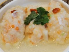 百花鲜虾酿鱼肚-善养山房