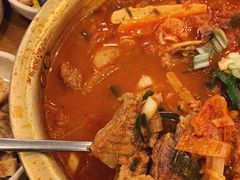 猪颈肉泡菜汤-金北顺大锅家(신사본점)