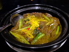 鹅血针菜煲-老六海鲜城