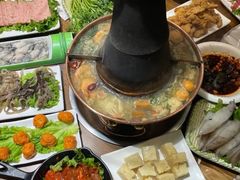 -老蜀铜火锅·酸菜脊骨·麻辣羊蝎子(热闹路店)