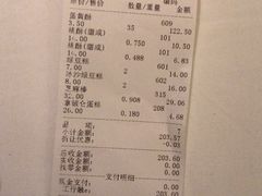 账单-宫廷糕点铺