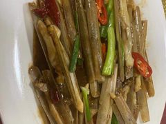 姜葱炒竹蛏-舒味姜母鸭·沙茶面(湖里店)