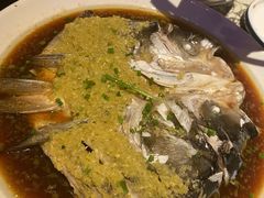 剁椒鱼头-绿茶餐厅(松江万达店)