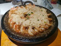 石板蒜蓉虾-小菜园新徽菜(合肥之心城店)