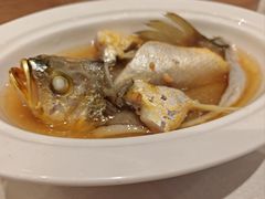 鸡油蒸黄花鱼-景月阁空中食府(希尔顿酒店)
