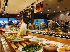自助取餐区-快乐爱斯米牛排自助(太原街万达店)