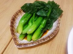 白灼芥兰-甲乙饼·北京手工肉饼(西直门凯德茂店)