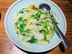 奶白菜炒油渣-小湘旺臭鳜鱼(百子湾店)