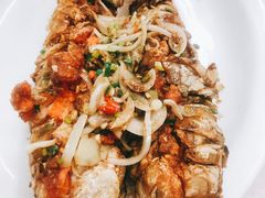 椒盐富贵虾-长城海鲜餐厅