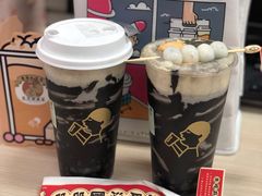 芝麻汤圆豆豆茶-喜茶(上海兴业太古汇店)
