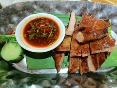 炭烧猪颈肉-星洲小聚·东南亚菜(中航城君尚店)