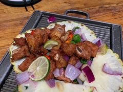 柠檬叶酥小排-老滇山寨•云南特色菜•地方菜•民族风情歌舞表演(金碧店)