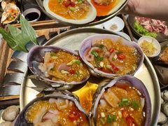 -围炉肉舍•炭烤活鳗•丹东海鲜烤肉(步行街店)